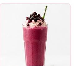 Red Wine Berry Milkshake